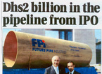 Coverage on FPI IPO Announcement in 7 Days Newspaper in the UAE, April 14, 2008