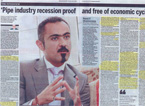 Rami interviewed for Emirates Business 24/7 Newspaper in the UAE, April 10, 2008